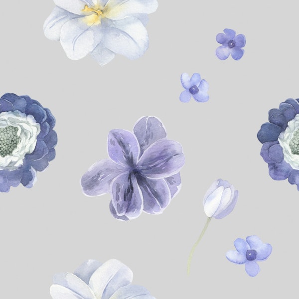 Soft Lavender Garden