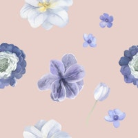 Artistic Floral Harmony tapete