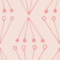 Abstract Modern Geo soft pink coral ταπετσαρία