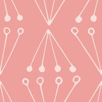 Abstract Modern Geo coral pink papiers peint