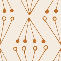 Abstract Modern Geo beige rust ταπετσαρία