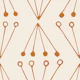 Abstract Modern Geo beige rust