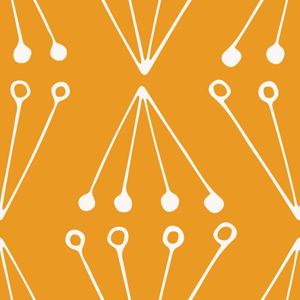 Abstrace Modern Geo yellow orange