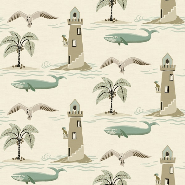 Lighthouse and Whale Journey