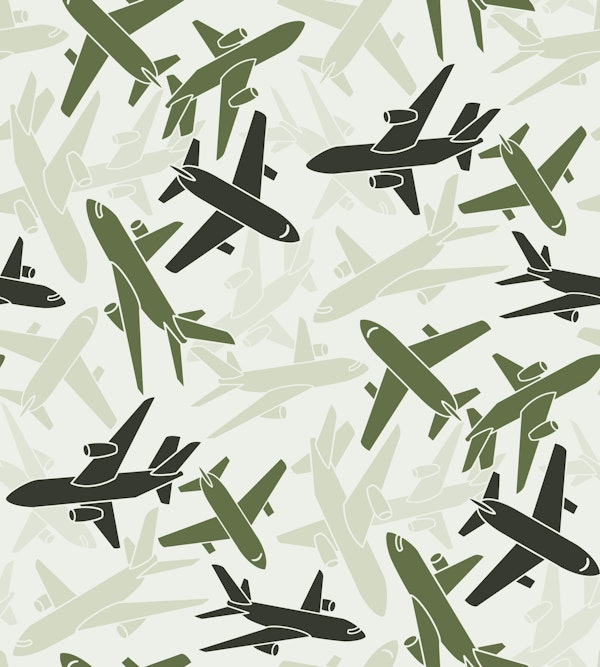 Green Airplane Camo