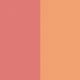 Strawberry Orange Block Stripes