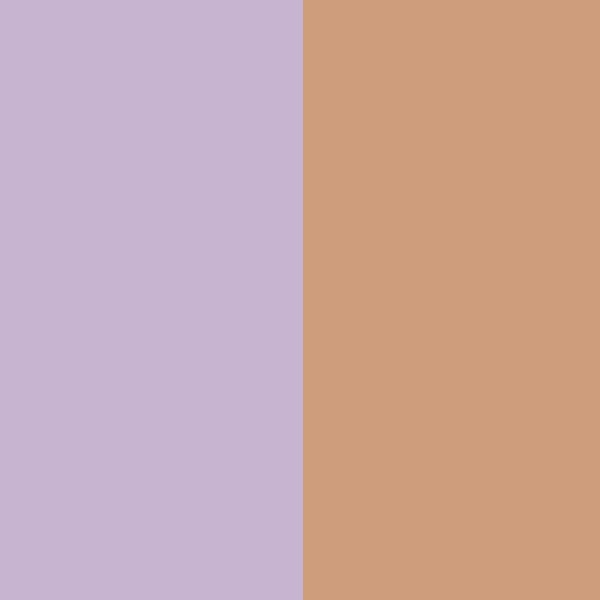 Pastel Orange Purple Block Stripes