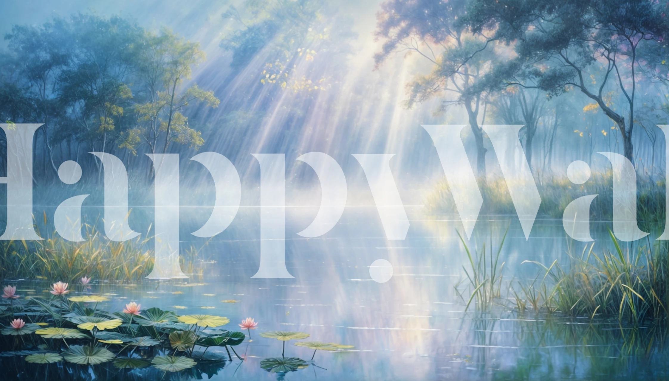 Papel pintado con un Peaceful Lake Sunrise