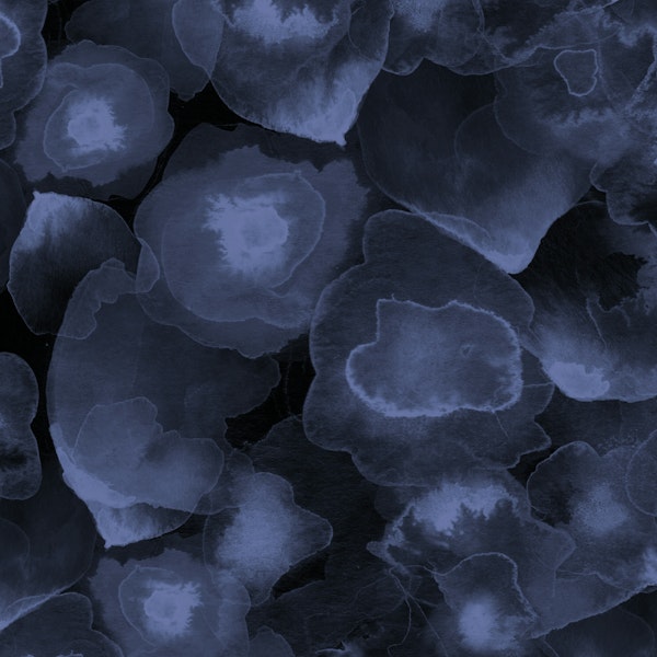 Blue Blossoms Serenity