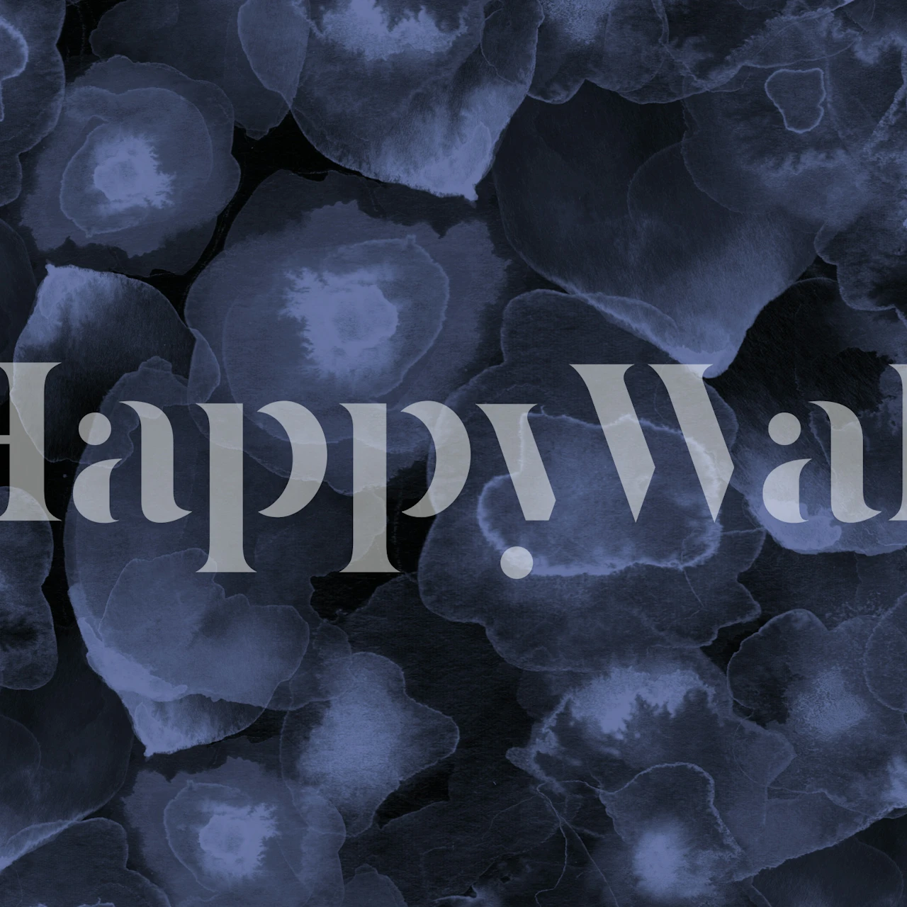 Blue Blossoms Serenity tapet i ett rum