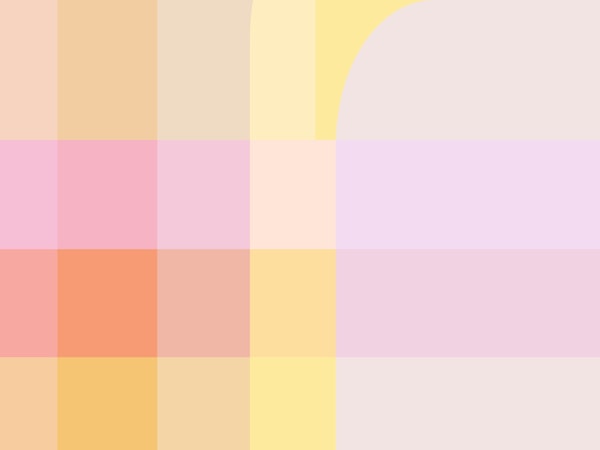 Soft Pastel Geometric Grid Shapes