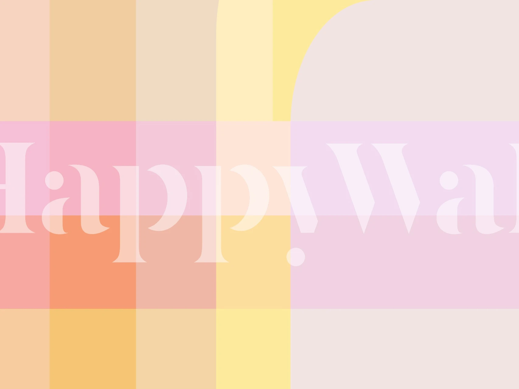 Soft Pastel Geometric Grid Shapes i et værelse