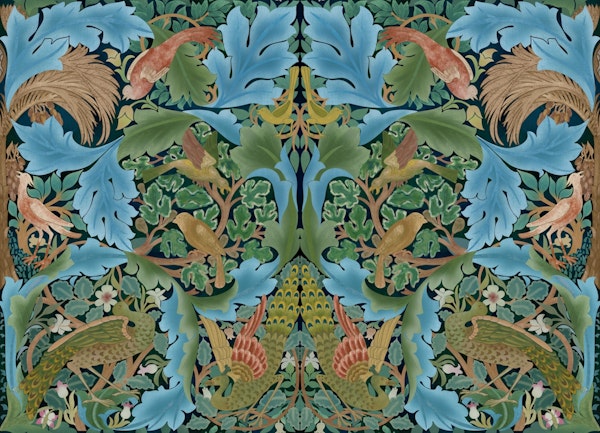 Victorian W Morris The Peacock Tapestry