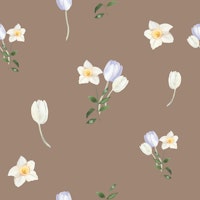 Gentle Narcissus Whispers tapete