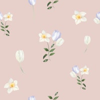 Soft Floral Elegance ταπετσαρία