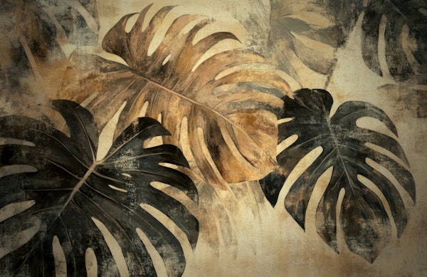 Rustic Tropical Leaves