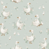 Hello Goose - mint papiers peint