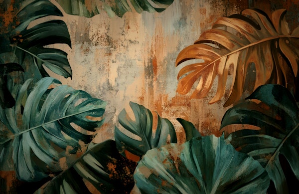 Rustic Monstera Jungle Vibes