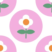 Retro Floral Bloom tapeta