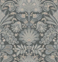 Botanic Damask Grey Beige tapet