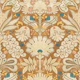 Botanic Damask Cream Rust Blue