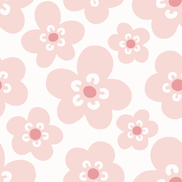 Mimi Scandi Flowers - Chrystal / Crepe Pink 2