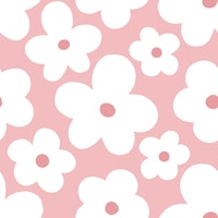 Lulu Scandi Flowers - Chrystal Rose - M tapet