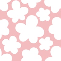Bebe Scandi Clouds - Chrystal Rose wallpaper