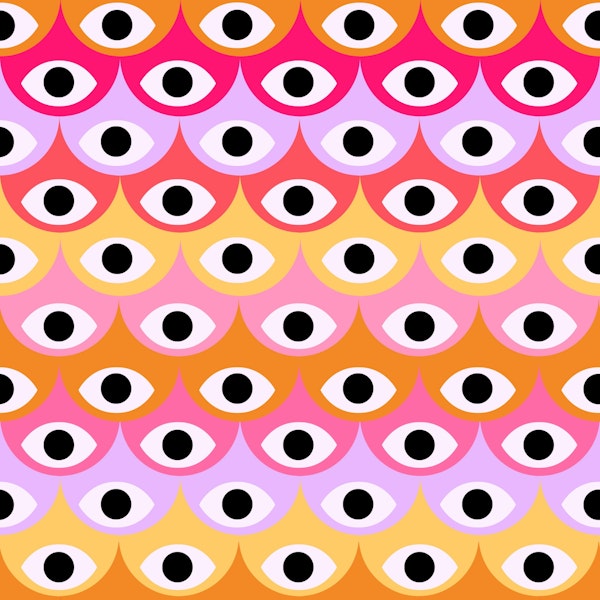Vibrant Eye Motif