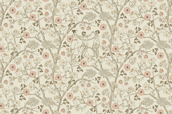 Midsummer dance mural on sand