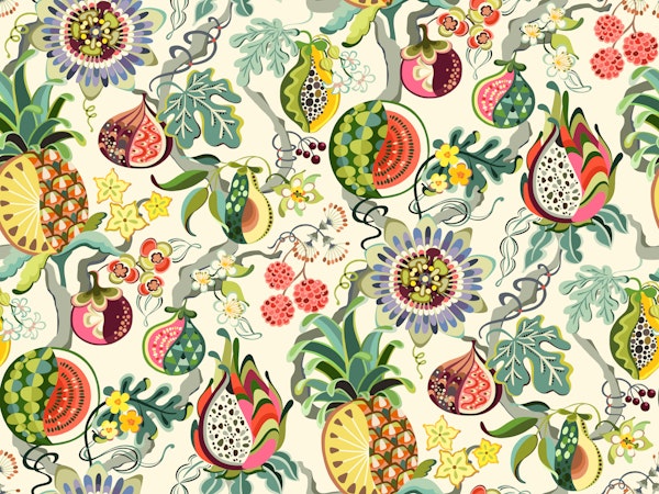 Tropical fruits tree (large scale)