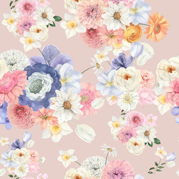 Blooming Elegance in Soft Hues