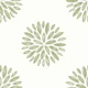 Delicate Floral Green Beige