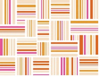 Striped Retro Chic behang