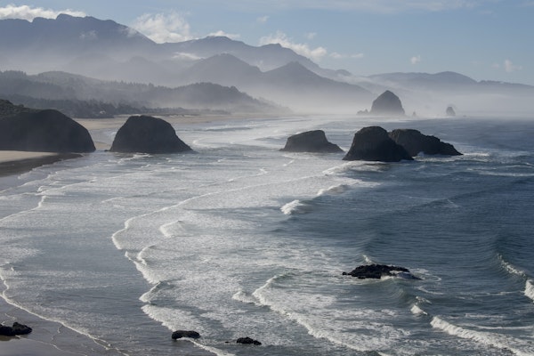 Morning view from Ecola Point