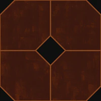 Geometric dots tile L texture – rust papiers peint