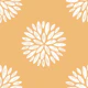 Delicate Floral Sunburst Yellow