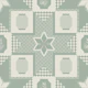 Geometric lanterns sage green