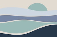 Calming Sea Layers tapete