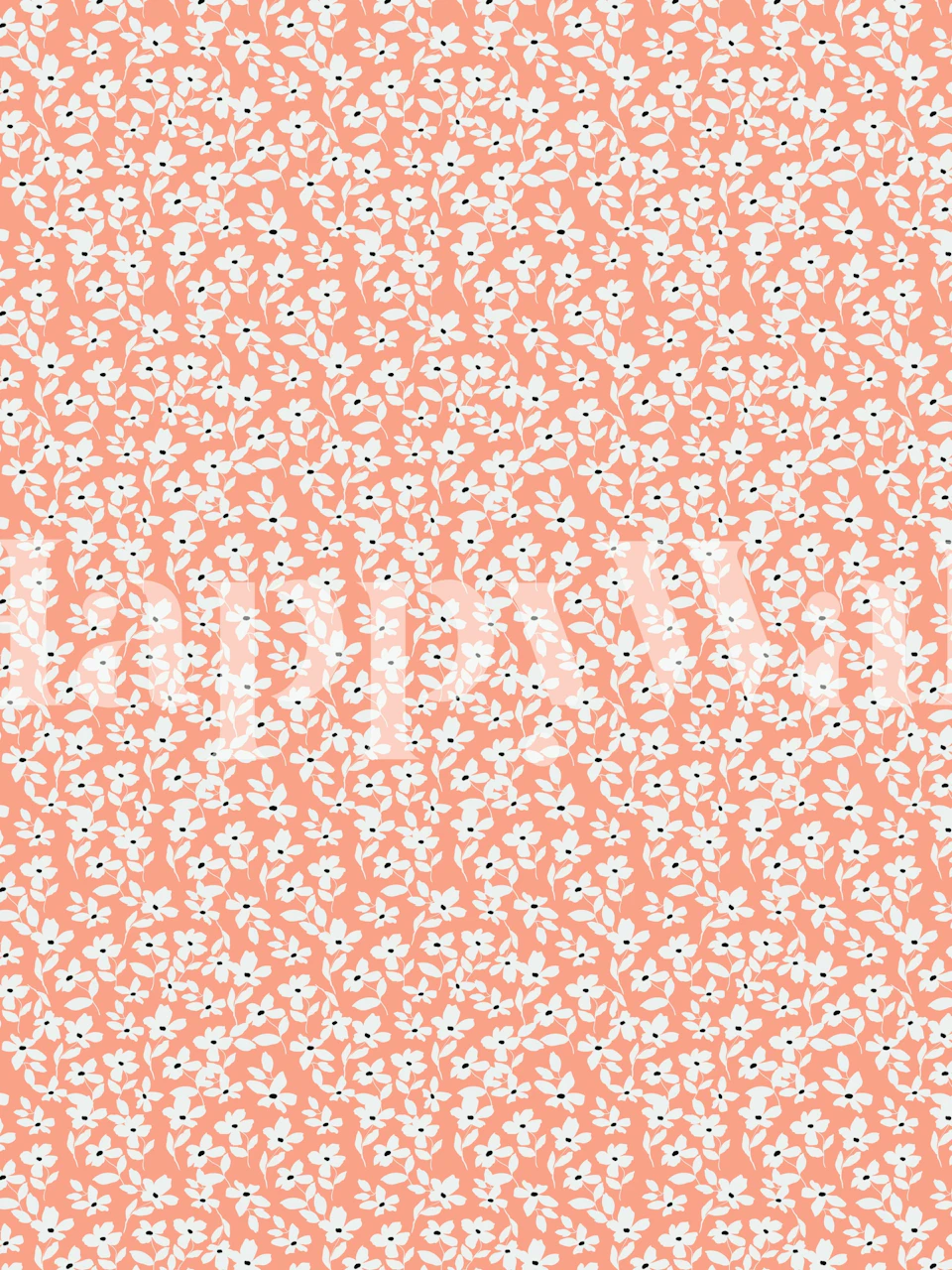 Papel de parede Floral Meadow em um quarto