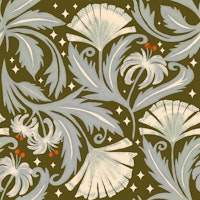 Vintage Botanica - Olive Heritage Revival ταπετσαρία