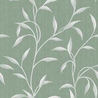 Trailing Leaf Vine - Soft Green behang
