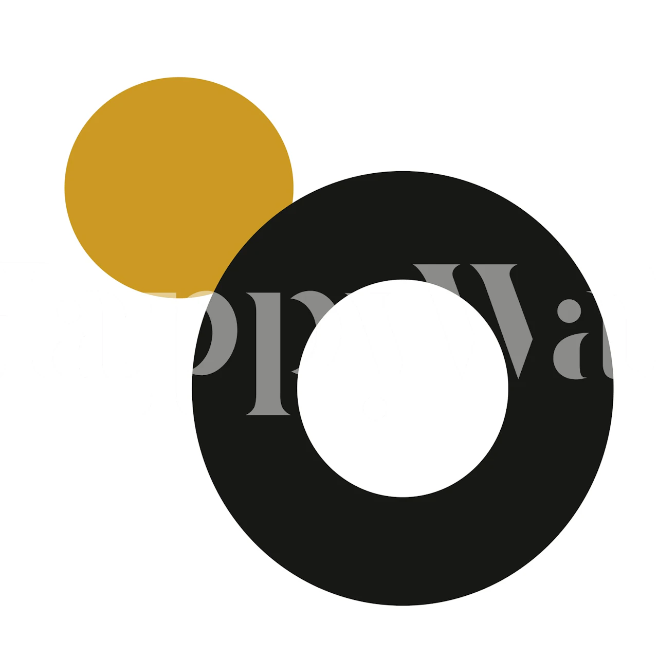 Abstract shapes in black and gold minimalist wallpaper