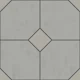 Geometric dots tile L texture – gray