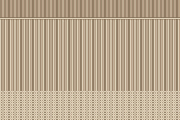 Heritage panel stripes – brown & beige