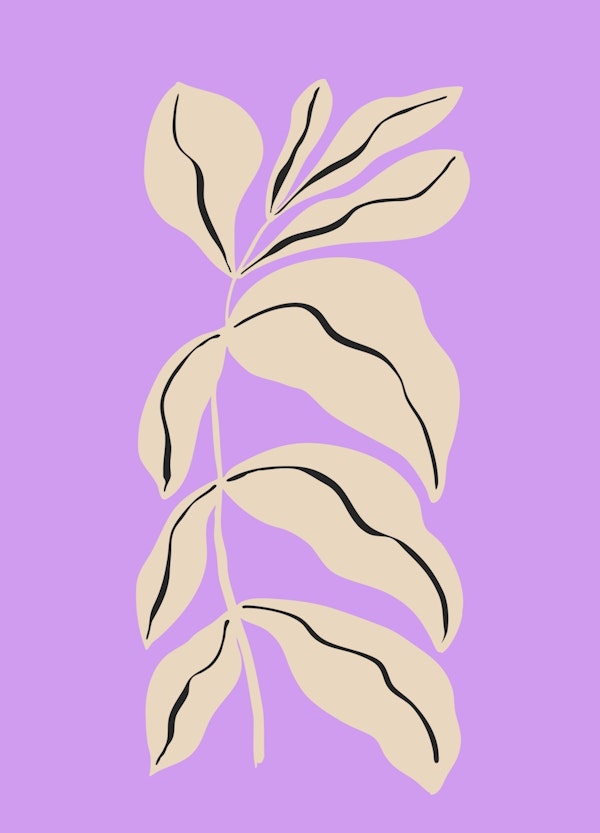 Dreamy Plant Silhouette