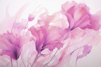 Gentle Pink Ethereal Blooming Fantasies carta da parati