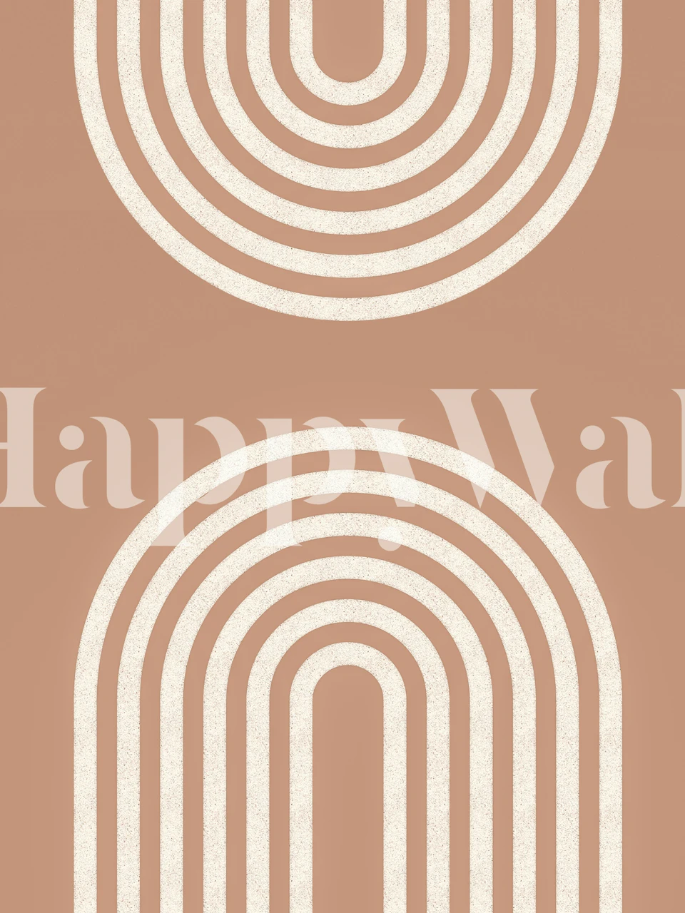 Minimalist Arches Brown tapettiluonnos