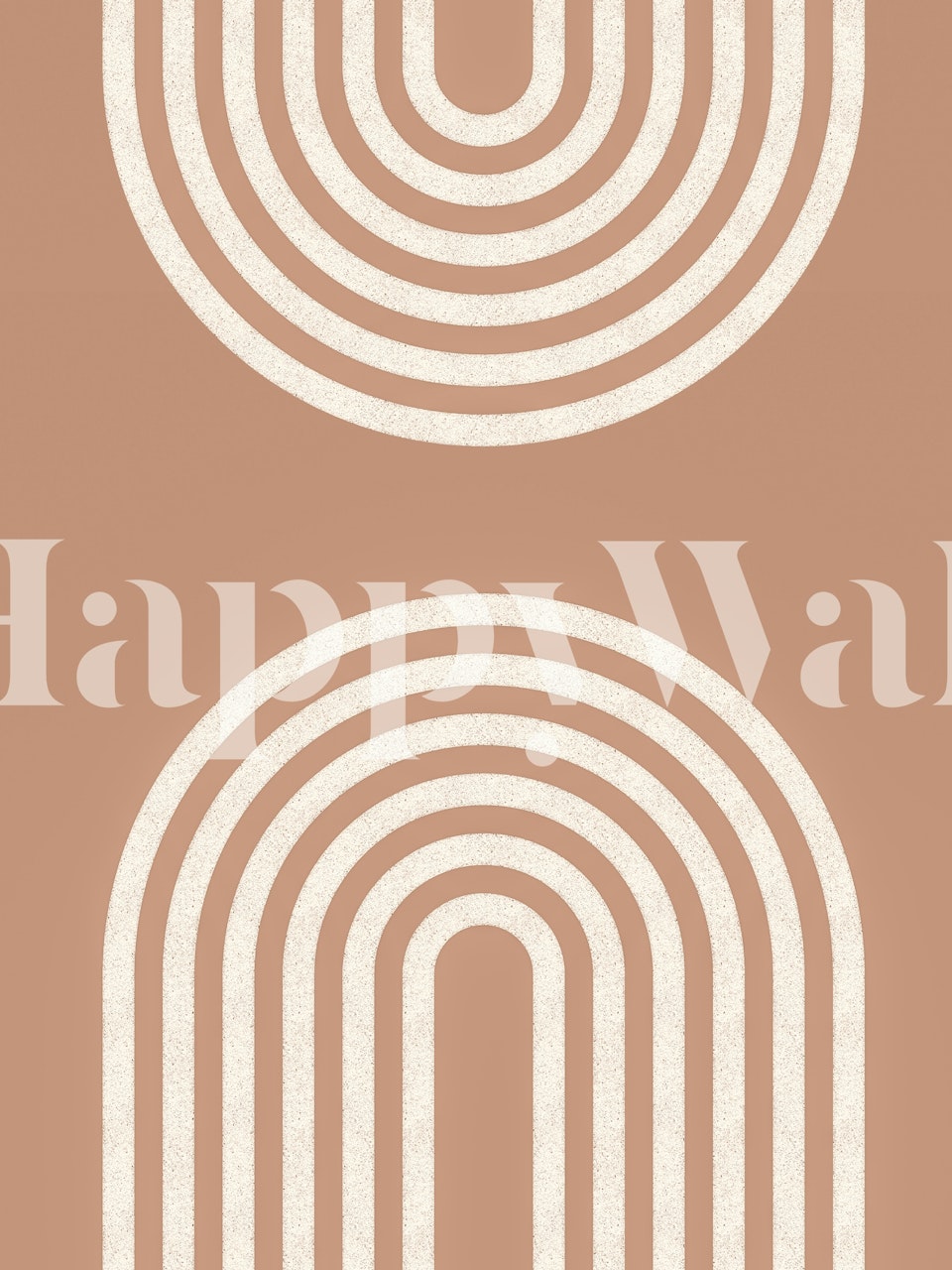 Projekt tapety Minimalist Arches Brown