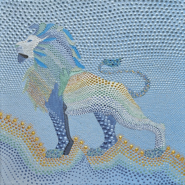 Majestic Dotted Lion